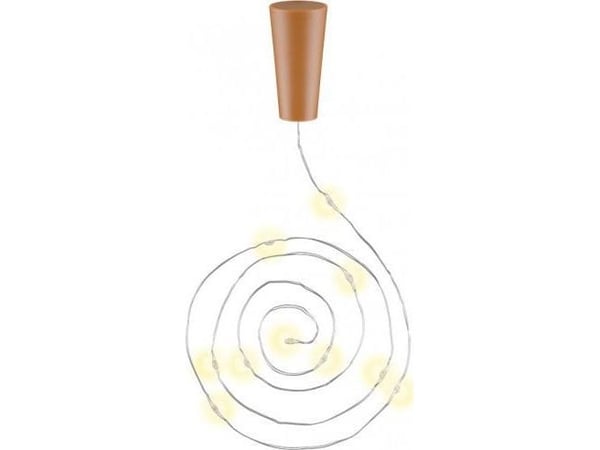 Goobay 57866, Kjede, Lysebrun, Sølv, Kopper, Polyvinylklorid (PVC), IP20, WEEE, CE, 10 ampuller