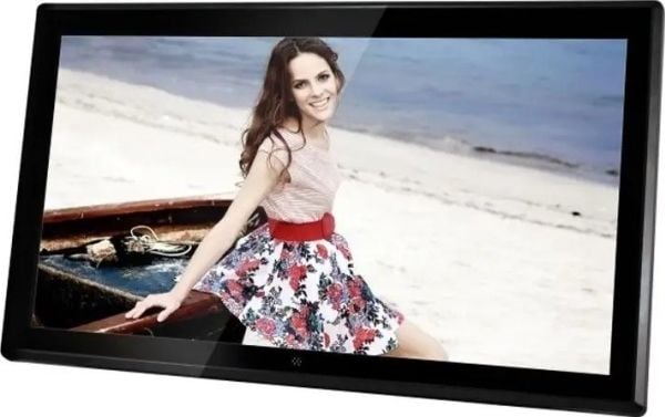 Braun DigiFrame 1731 - Digital fotoram - 8 GB - 17.3" - 1920 x 1080 - HDR - mattsvart