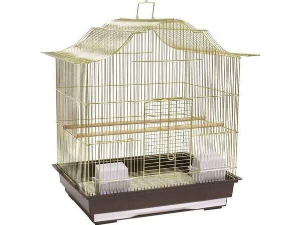 Panama Pet fuglebur 47x36x55,5 cm gull/brun