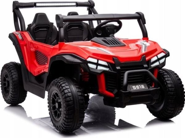 Lean Cars bil på batteri S618 rød 4x4