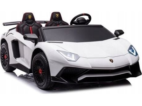 Laihiautot Auto Na Akumulaattori Lamborghini XXL A8803 Białe 24V