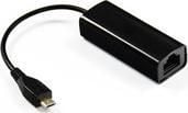 MicroConnect - Verkkosovitin - USB - Ethernet x 1 - musta
