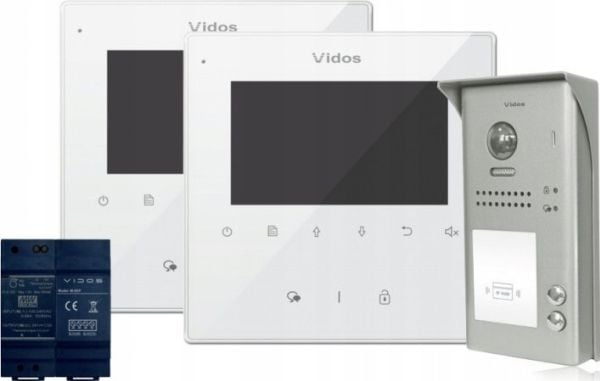VIDOS MONITOR FOR VIDOS M670B-S1/S2 VIDEO DØRTELEFON SVART