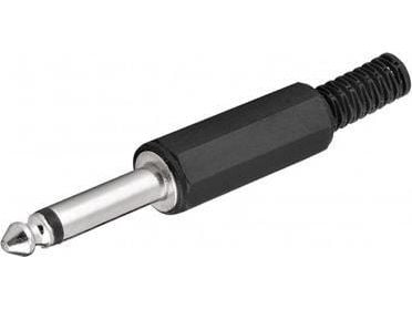 Goobay SM 63 K, 6.35 mm, Musta, Hopea