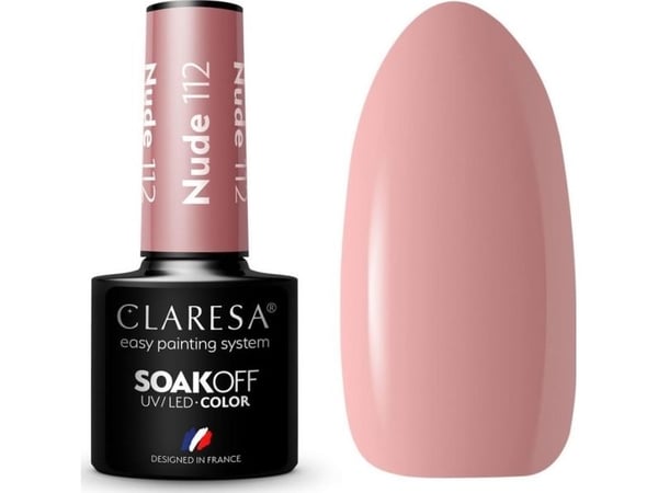Claresa CLARESA Hybrid neglelakk NUDE 112 -5g
