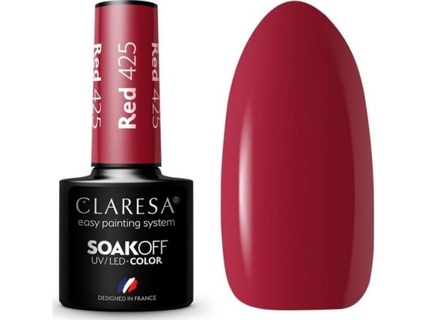 CLARESA Hybrid Varnish Red No. 425 5g