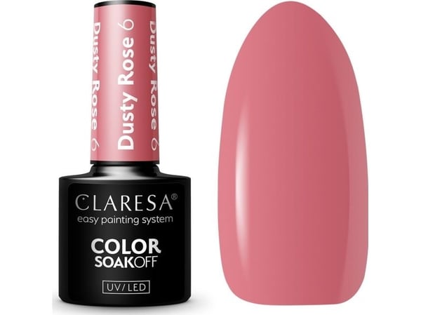 Claresa N Hybrid Varnish Dusty Rose 6 - 5g&amp;