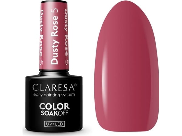 Claresa Claresa Hybrid neglelakk Dusty Rose 5 - 5 g