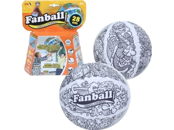 Fanball - ballkast, oransje