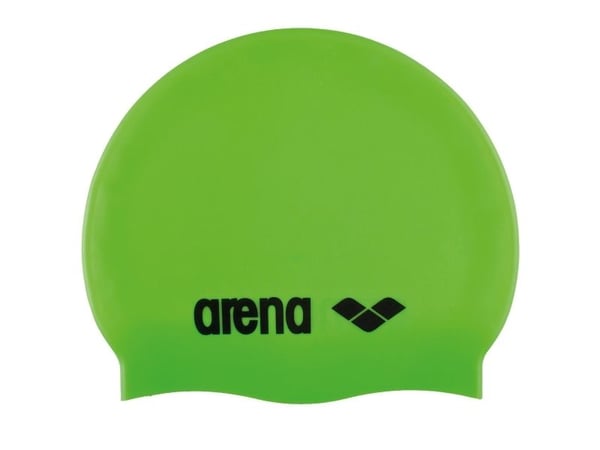 Arena Classic Silicone Junior, Sort, Grønn, Caps, Unisex, Barn, Svømming, Silikon