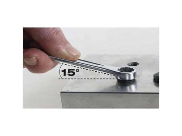 Beta Tools 42 13, 13 mm, Kromfarget, 15°, ISO 1711, 169 mm, 5,6 mm