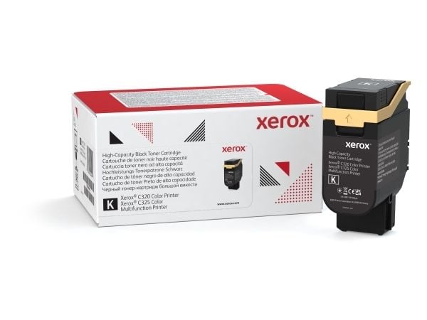 Xerox - Høykapasitets - svart - original - boks - tonerpatron - for Xerox C325