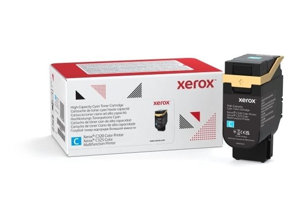 Xerox - Høykapasitets - cyan - original - boks - tonerpatron - for Xerox C325