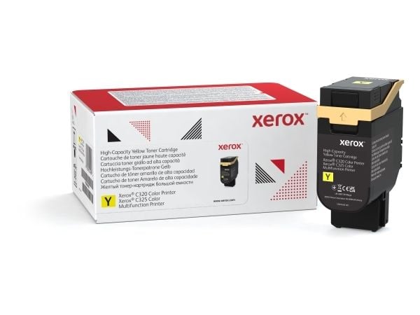 Xerox - Høykapasitets - gul - original - boks - tonerpatron - for Xerox C325