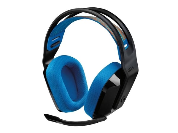 Logitech G G535 - Hodesett - full størrelse - LIGHTSPEED - trådløs - svart - Discord Certified