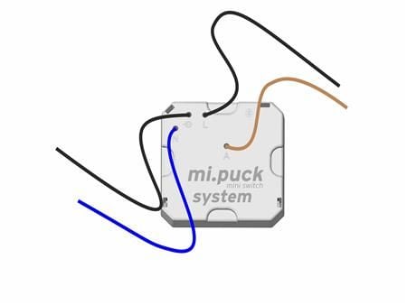 Müller EA 16.11 pro4 mi.puck system mini switch multifunktionsstyrning 1 kanal 75 m