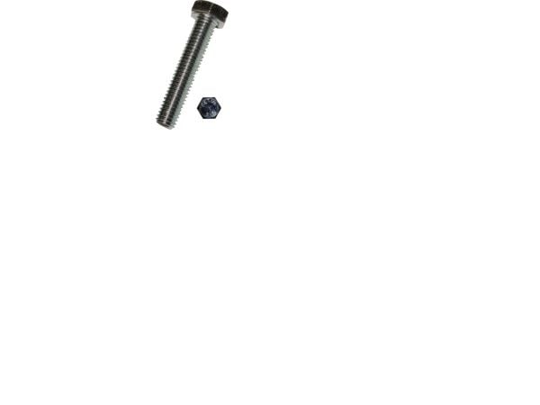Dresselhaus 4001796162923, Bolter, Galvanisert metall, M12, Full tråd, Sekskantet hode, Metallisk