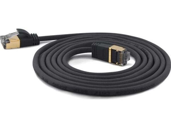 Wantec 7210, 25 m, Cat7, S/FTP (S-STP), RJ-45, RJ-45, Sort