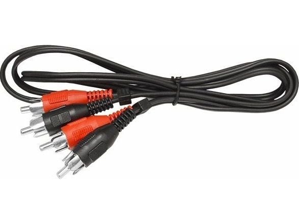 Kabel Blow RCA (Cinch) x2 til RCA (Cinch) x2 1,2 m svart (03615)