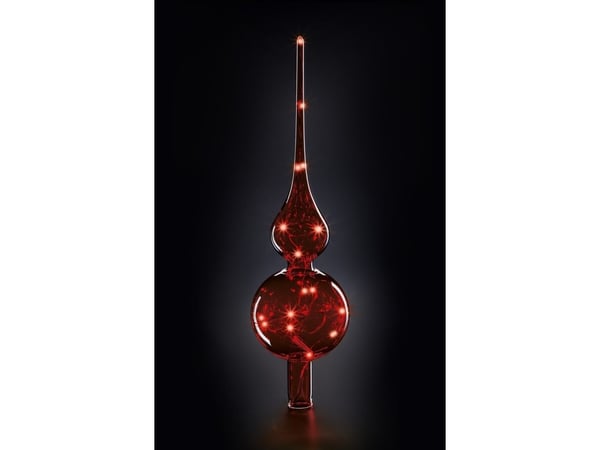 Krinner Lumix Tree Topper punainen jouluvalot