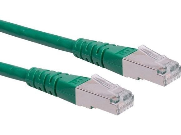 ROLINE 21.15.1383, 10 m, Cat6, S/FTP (S-STP), RJ-45, RJ-45, Grønn