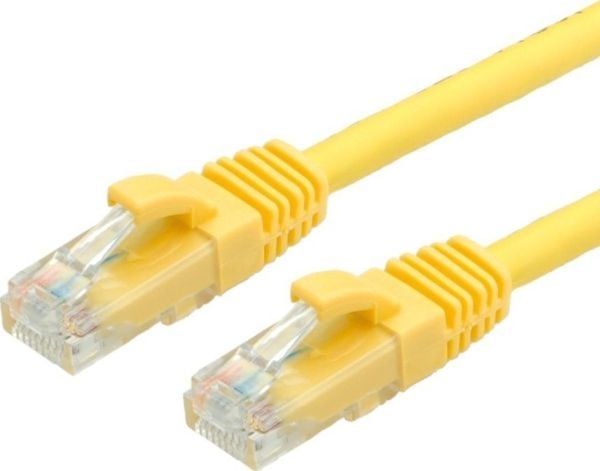 VALUE Cat6a 1.5m, 1,5 m, Cat6a, U/UTP (UTP), RJ-45, RJ-45, Gult