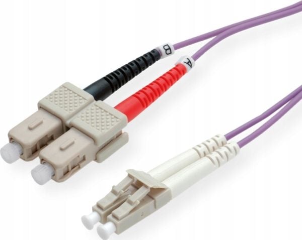 ROLINE 0.5m LC/SC, 0,5 m, OM4, LC, SC