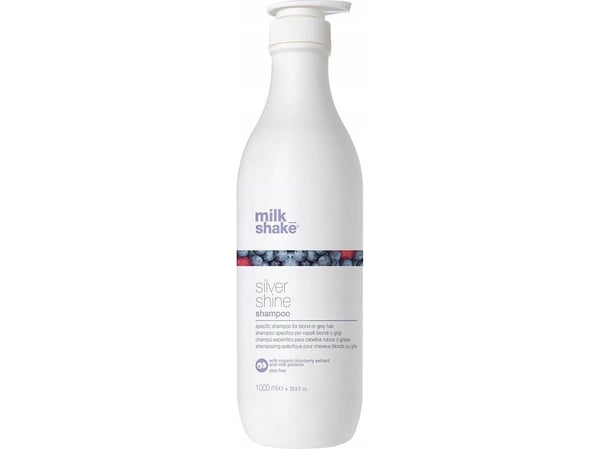 Milk Shake Shampoo for blondt og grått hår Silver Shine 1000ml