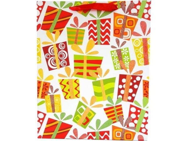 JU-PITER gavepose "prezenty" 1340A 31x42x12 cm p12 (pris per stk)