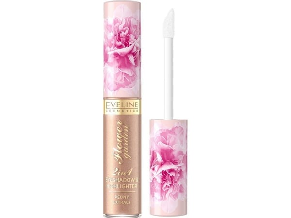Eveline Flower Garden 2-i-1 matt flytande ögonskugga 02 6,5 ml