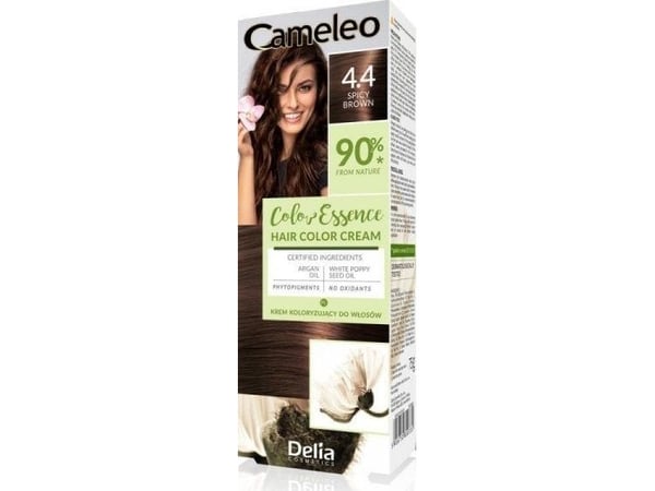 Delia DELIA COSMETICS Cameleo Color Essence Creme fargestoff nr 4.4 - krydret brun 1 pakke.