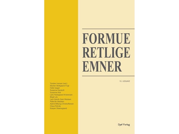 Formuerettslige emner | Torsten Iversen m.fl. | Språk: Dansk