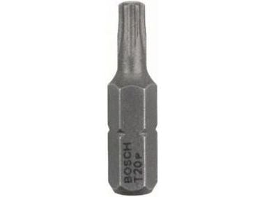 Bosch Extra Hard - Skruvmejselhuvud - för rostfritt stål, mjuka träslag - 3 delar - 1/4" - torx - T20 - hexagonalt - längd: 25 mm
