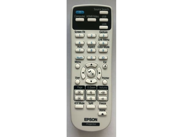Epson - Fjernkontroll for projektor - for PowerLite 2040, 2065, 2140W, 2155W, 2165W, 2245U, 2250U, 2255U, 2265U, 975W
