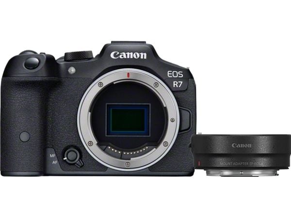 Canon EOS R7 - Digitalkamera - speilløst - 32.5 MP - 4K / 60 fps - kun hus - Wi-Fi, Bluetooth