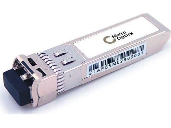 MicroOptics - SFP+ transceiver-modul (tilsvarende: Fortinet FG-TRAN-SFP+SR) - 10 GigE - 10GBase-SR - opt til 300 m - 850 nm - for Fortinet FortiGat...