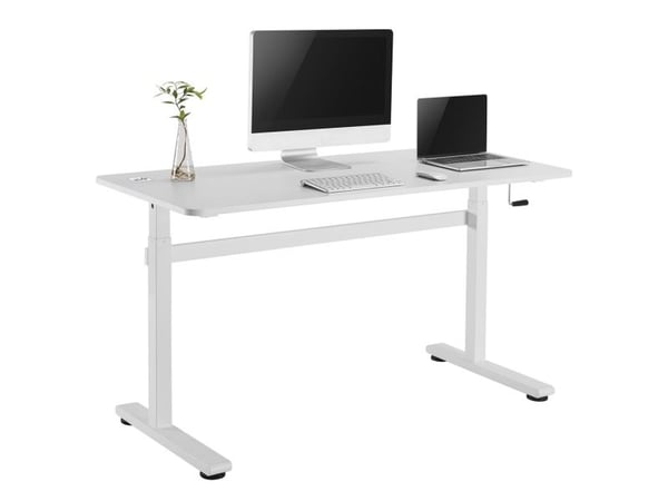 Ergo Office manuaalinen korkeussäädettävä pöytä, max 40 kg, max korkeus 117 cm, korkeussäädettävällä pöydällä, ER-401 W