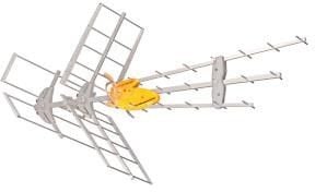 Televes DAT BOSS MIX - Antenn - dubbla dipoler, Yagi - TV - 16 dBi (för 470 - 698 MHz/BOSSTech av), 41 dBi (för 470 - 698 MHz/BOSSTech på), 8,5 dBi...