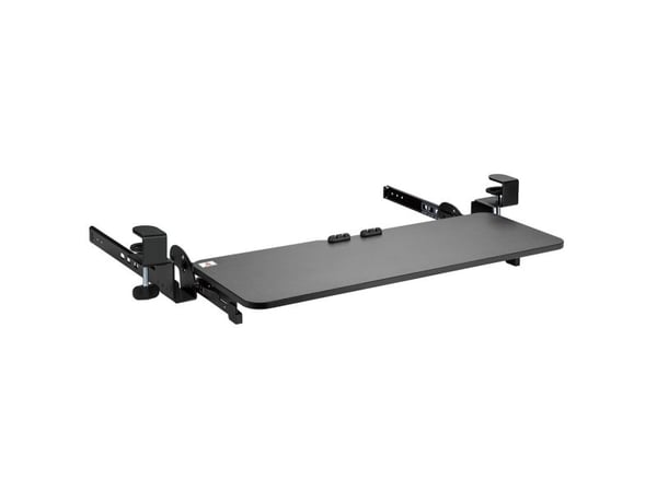 Maclean Under-Desk Keyboard Holder, Adjustable, 5kg max, 67x24cm, MC-462