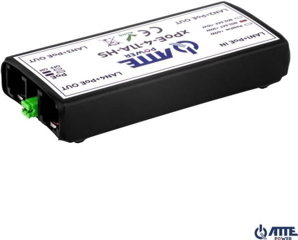 Atte SWITCH POE, FORLENG XPOE-4-11A-HS 4-PORTS ATTE