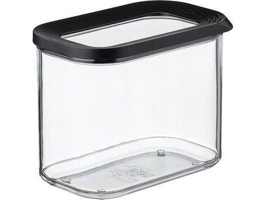 Mepal 106913040400, Säilö, Suorakulmainen, 1 L, Musta, Läpinäkyvä, Polyeteeni, Styreeniakryylinitriili (SAN), Alankomaat