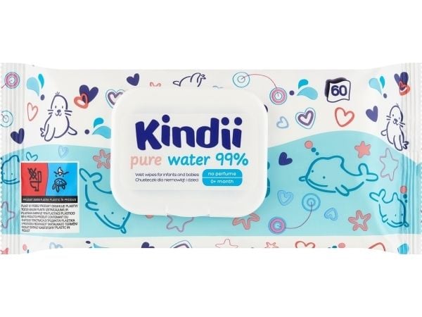 KINDII-WIPES A 60 STK RENT VANN 99% HAR02DZ04 KINDII-WIPES A 60 STK RENT VANN 99% HAR02DZ04