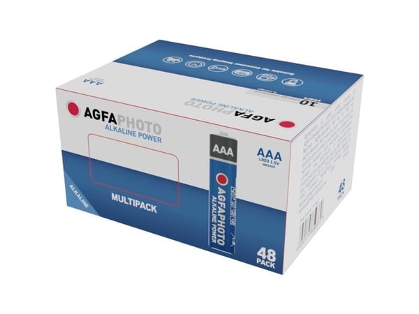 AgfaPhoto - Batteri 4 x AAA - Alkalisk