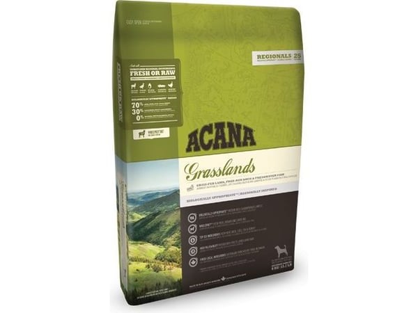 ACANA Highest protein Grasslands - tørfoder til hunde - 2kg