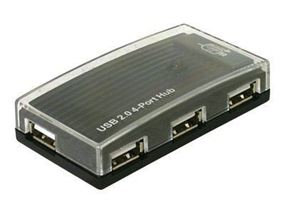 DeLOCK HUB USB 2.0 external 4 port, 480 Mbit/s, Windows 98SE/2000/XP/XP-64/Server 2003, Linux Kernel 2.6 +