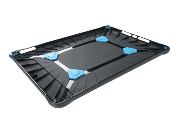 Mobilis PROTECH - Tabletin takakuori - valmistettu Ranskassa, vahvistettu, potkulaudalla + 360° pyörivällä käsihihnalla - musta - Samsung Galaxy Ta...