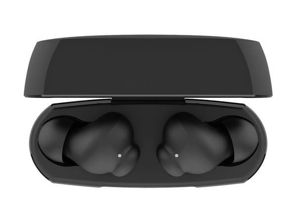 Belkin SoundForm Rhythm - True wireless-hodetelefoner med mikrofon - i øret - Bluetooth - svart