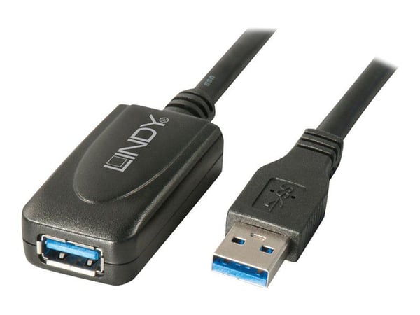 LINDY - USB-utvider - USB 3.0 - 9-pins USB-type A / 9-pins USB-type A - opp til 5 m