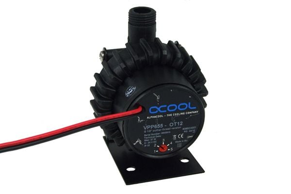 Alphacool VPP655 - OT12, Pumpe, Keramisk, Plast, Sort, 90 mm, 90 mm, 90 mm