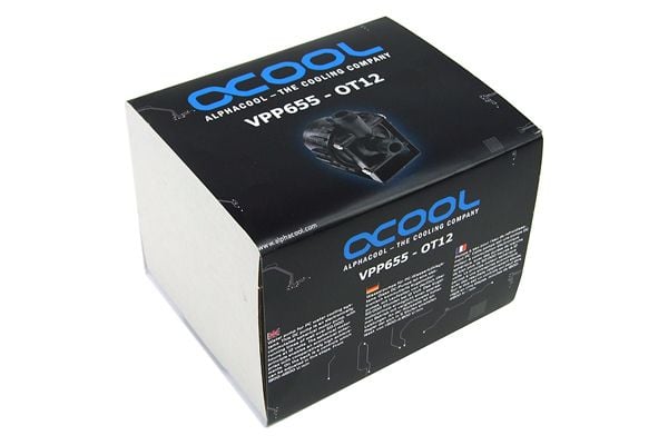 Alphacool VPP655 - OT12, Pumpe, Keramisk, Plast, Sort, 90 mm, 90 mm, 90 mm